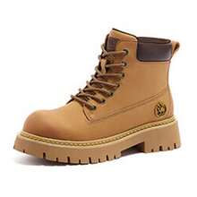 CAMEL CROWN Zapatos deportivos casuales para mujer, botas Martin clásicas y versátiles de moda para otoño e invierno