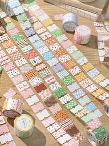 Băng dính Washi họa tiết hoa lấp lánh 2m/cuộn, nhãn dán thẩm mỹ sáng tạo, vật dụng thủ công trang trí cắt dán DIY, quà tặng ngày lễ, văn phòng phẩm học sinh làm sổ lưu niệm cá nhân hóa - Màu xanh lam - Xem 2