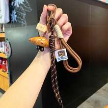 Cute Bread Keychain Autumn Winter Melad Series Cute Bread Pendant School Bag Decoration Key Pendant - Mặt dây chuyền phong cách H2miu - Croissant - Xem 2