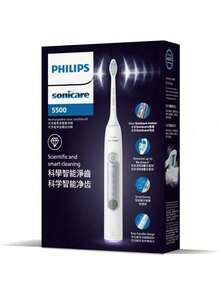 Philips YesHX5272/03 Lunar White Electric Toothbrush, Suitable For Daily Use - Bright Moon White - View 2