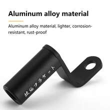 Aluminum Alloy Handlebar Extensions Rearview Mirror Bracket Accessory For Mount To Rear-View Mirror