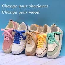 1 对厚扁平镂空彩色鞋带,耐磨,男女通用,适用于运动鞋、休闲鞋、运动鞋、登山靴,长度 120 厘米(约 47.24 英寸),圣诞礼物,红色,31 种颜色可选 - 彩色 - 查看 10