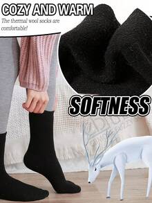 5 đôi tất len Merino, ấm áp cho mùa đông, đi bộ đường dài, thoải mái và ấm áp - Nhiều màu - Xem 5
