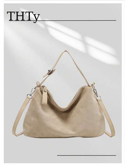 1件女士手提包时尚背包时尚包包绒面包秋冬系列大容量