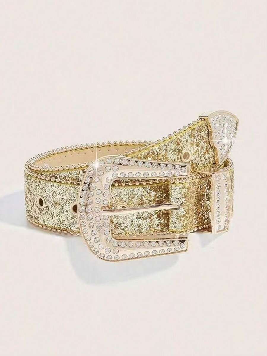 1pc Women's Dopamine Y2K Star Eye Decor Western Style Waist Belt, Suitable For Everyday Use