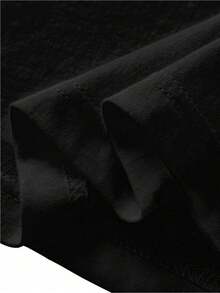 Space Shuttle STS Rocket Science T-Shirt For Boys & Girls - Black Cotton Blend Casual Tee With Educational Space Design, Short Sleeve Round Neck, Regular Fit For Ages 5-13, Space Shirt - 黑色 - 查看 3