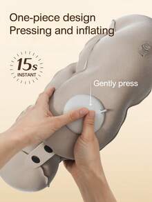 充气枕头、旅行枕头、长途飞行便携式颈枕、加压充气 U 型枕头、飞机上存放的旅行必需颈枕，适用于教室、办公室以及乘飞机或汽车旅行，圣诞礼物。 - 彩色 - 查看 11