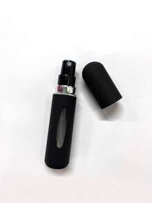 1pc 5ml Black Matte Refillable Atomizer Perfume Bottle - Black - View 4