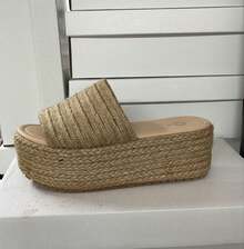 sandalia plataforma   Casual    PLATAFORMA YUTE  Vacación    TODAS - NATURAL - Ver 3