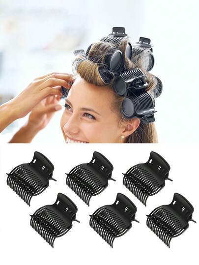 12pcs Curling Hair Clips, Suitable For Women And Girls Sectioning Hairstyles, Black, Christmas, Winter, Pink, Graduation Season, Curling Iron, Curling Brush, Curling Irons, Curling Products, Hairstylist, Curling Irons, Hairdressing Accessories, Curling Products, Curling Irons, Hair Styling Tools, Curling Irons, Christmas, Curling, Curling Irons