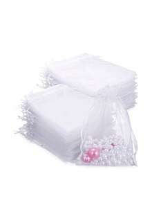 100/50/10/1件套，随机颜色珠宝收纳袋，返校季 - 彩色 - 查看 16