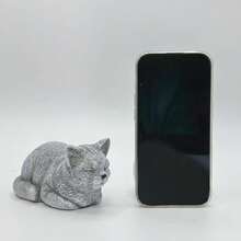 1 Peça, Estátua Adorável de Cachorro Chihuahua - Escultura de Resina Rústica para Decoração de Jardim, Gramado e Pátio | Presente Perfeito de Lembrança de Animal de Estimação para o Dia dos Pais, Natal, Ação de Graças, Páscoa | Sem Necessidade de Baterias | Pose de Sono Realista com Textura de Pelo Detalhada