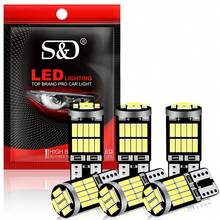 S&D 2/4/6/10 PCS T10 194 W5W LED Canbus 3W 6000K Car Interior Light T10 Signal Light 26 SMD 4014 Chip White Instrument Light