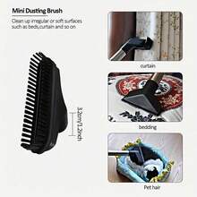 SOKANY Bộ phụ kiện máy hút bụi 6 món, bao gồm: đầu nối 32/35mm + đầu hút phẳng + đầu hút 2 trong 1 + đầu hút ghế sofa + bàn chải hình móng ngựa + bàn chải vuông bằng nhựa PP. Phù hợp với nhiều loại máy hút bụi. Các phụ kiện khác nhau cho các tình huống làm sạch khác nhau. Phụ kiện thiết yếu cho việc dọn dẹp nhà cửa. - màu đen - Xem 6
