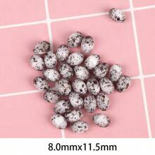 7 件圣诞礼物微型装饰娃娃屋配件 OB11 娃娃屋玩具套装摄影微型食物道具、生日礼物玩具、苔藓微景观、多肉植物场景、娃娃屋用品、海洋瓶、星瓶 DIY 材料、鸡蛋托盘 - 彩色 - 查看 16