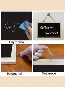 1/5/10 件迷你木制画架、迷你艺术家木制画架、三角画架、木制婚礼桌卡架和展示架、艺术和工艺品画架、三脚架、绘画派对画架、学生桌面绘画画架、便携式帆布照片图片标志架、木制酒吧黑板、可擦写绘图黑板、酒吧、奶茶咖啡店入口装饰标志、节日派对活动提醒标志、返校 - 彩色 - 查看 12