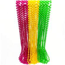 D EXCEED 1件/3件/6件/8件/9件/12件/24件/32件 1980年代复古霓虹派对街头嘻哈串珠项链手链蕾丝发带，适合70年代80年代服装化妆舞会派对万圣节服装配饰