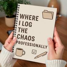 1 件趣味环形螺旋笔记本日记本，趣味时尚智能笔记本，适合工作和会议 - A - 查看 7