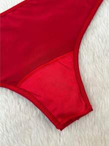 Microfiber Double String Panty Kit Comfort Butt Lifting Does Not Mark Women's Lingerie - 彩色 - 查看 7