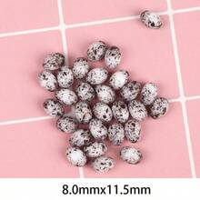 7 件圣诞礼物微型装饰娃娃屋配件 OB11 娃娃屋玩具套装摄影微型食物道具、生日礼物玩具、苔藓微景观、多肉植物场景、娃娃屋用品、海洋瓶、星瓶 DIY 材料、鸡蛋托盘 - 彩色 - 查看 19