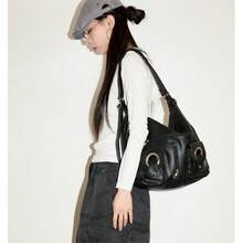 Women Fashion Backpacks - Trắng (vải dày chất lượng cao) - Xem 5