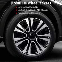 4X 15"Inch Wheel Cover S-Nap On Full Hub Caps Fit For R15 Tire & Steel Rim Sliver - 15英寸 - 查看 4