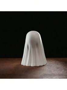 Estatueta de Fantasma de Halloween - Estátua Assustadora de Dedo do Meio de Resina, Decoração Fofa para Decorações de Halloween, Varanda e Decoração Assustadora Interna da Casa