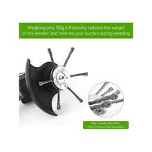 Universal 3/6 Blade Wire Trimmer Head – Electric Tool Accessory For Garden/Sidewalk/Pavement Cleaning & Lawn Mower Edging - 1Pcs (six blades) - View 4