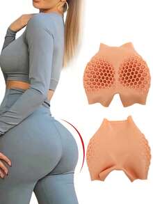 3-Inch Silicone Butt Lifting & Enhancing Shorts, Crossdressing Pants, High Waist Elastic Silicone Shorts, Durable Invisible, Unisex, Suitable For Home, Party, Halloween, Cosplay, Wedding And Photography - Multicolor - View 1