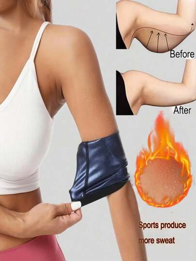 2 Pcs Arm Sleeves For Women, Arm Elastic Slim Upper Arm Compression Shapers,Arm Compression Sauna Belt, Arm Exerciser For Weight Loss, Fitness, Arm Toning And Sculpture,Wraps Sport Fitness Arm Shapers For Women Girls Weight Loss