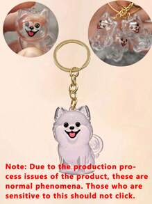 1 件/4 件透明塑料宠物毛发收纳盒（尊敬的客户，请在做出购买决定之前仔细查看产品视频和细节的实际照片。）（4 件套包括镊子。），胶囊设计便携式钥匙扣，宠物主人全年必备，狗毛收集钥匙扣，宠物毛皮钥匙扣透明瓶，便携式记忆胶囊，用于宠物毛发纪念品 - 彩色 - 查看 6