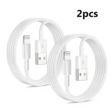 5 Packs 3.3Ft/100cm USB A To Lightning Cable, Fast Charging Compatible With IPhone 14, 13, 12, 11 Pro Max, Plus Series