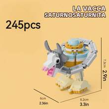 Seria klocków Starożytne Stworzenia, seria AI Shanhaijing, Zabawki z klocków Nieznane Stworzenia, Zabawki z klocków dla dzieci, Zwierzęta z klocków o unikatowych kształtach, Edukacyjne zestawy montażowe i konstrukcyjne, Rekin, Bombowiec Krokodyla, Drewniany Człowiek, Duch Drzewa, Żaba z Opon, Słoń Kaktusowy, Małpka Bananowa, Zabawki do Eksploracji Nieznanego dla Dzieci, Idealne jako kreatywne prezenty, Prezenty świąteczne, Prezenty urodzinowe