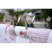 Stainless Steel Clothespins, Spring Loaded Anti-Wind Clothes Clips, Drying Clips For Clothes, Blankets, Socks