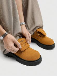 Men's Thick Sole Elevator Sneakers, Casual Work Shoes, Versatile Commuter Shoes, Formal Work Shoes, Outdoor Hiking Boots, Chunky Shoes