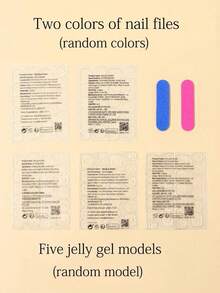 Become The Best Version Of Yourself,24pcs/Set Blue Acrylic Press-On Nails, Medium Square Artificial Nails, Reusable Gel Nail Tips, Natural Glossy False Nails, Full Cover Nail Art Supplies, 12 Sizes, Light Blue - Follow Your Heart - 查看 5