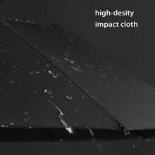 1pc Automatic Open Folding Umbrella, UPF50+ Protection, 32 Steel Ribs Structure, 190T Pongee Fabric, Casual Style, Unisex, Windproof Sunshade Large Umbrella