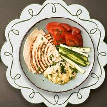 4 pezzi di tovaglioli circolari da 38*38cm/14,96*14,96 pollici, ricamati, lavabili, morbidi e confortevoli per uso quotidiano in famiglia, Natale, hotel, ristorante, matrimoni, feste del Ringraziamento, Pasqua