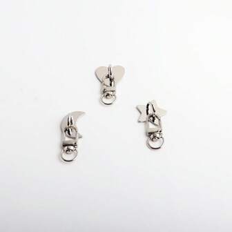 二合一手机壳心形扣 + 挂绳，DIY 智能手机挂绳，金属材质，带背胶，手工装饰配件，适用于手机壳、包包、珠宝