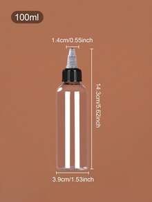 1件/2件/3件 10ml/20ml/30ml/50ml/60ml/100ml 精油可填充滴管瓶，挤压滴管瓶，透明尖头分配瓶 - 無色 - 查看 27