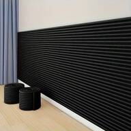 1pc [Upgraded Corner Guards] Thickened Upgraded Self-Adhesive Anti-Collision Corner Guards | 78.77" X3.94" Peel-And-Stick Soft Edge Protectors With Modern Minimalist Striped Design | DIY Cut-To-Fit Removable Wall Protectors For Living Room, Dining Table, Bedside, Corridor, Wall Corner Protector