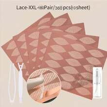 蕾丝网眼橄榄形眼皮贴 隐形双折眼影贴 美妆眼皮工具 180-240片，化妆品，便宜，房间装饰，梳妆台，旅行，卧室，化妆配件，便宜，圣诞礼物，化妆品，化妆工具，便宜货，礼物，女士礼物，圣诞礼物 - 裸色 - 查看 18