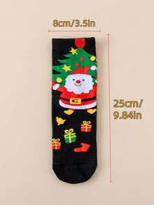 5 Pairs Christmas New Coral Fleece Socks, Soft & Comfortable House Socks, Sleepwear Socks For Women, Autumn/Winter