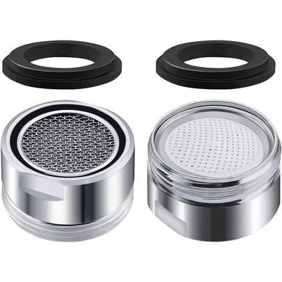 2 Pieces Faucet Aerators, Stainless Steel Water Flow Regulator M24 Faucet Attachment, Aerator Faucet Sieve With Kitchen And Bathroom