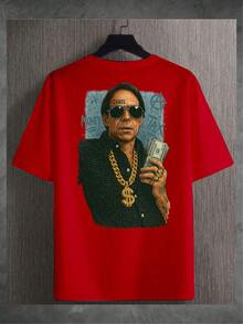 Agostinho Carrara T-Shirt Streetwear T-Shirt Unisex Fashion - 紅色 - 查看 1