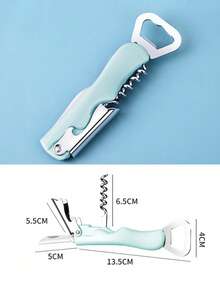 50pcs Personalized Laser Engraved Wine Bottle Opener, Multifunctional 4-In-1 Beer Bottle Opener, Bar Tool Suitable For Gifts, Father's Day, Friends,Creative Carvings - Multicolor - View 6