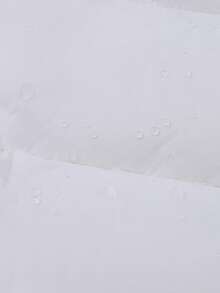 青少年女孩双面夹棉外套，厚实，两侧各有 2 个口袋，毛绒衬里，适合圣诞派对和冬季 - 白色 - 查看 8