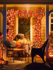 1 件枫叶 LED 灯串 - 温暖的秋日氛围装饰，适合感恩节、万圣节、情人节和家居装饰。电池供电的 PVC 灯串营造节日氛围，可用作感恩节装饰、万圣节彩灯、圣诞节装饰和秋季花环。用我们的感恩节枫叶灯串来庆祝秋天的美丽。这些灯饰采用逼真的秋叶图案，为您的感恩节装饰增添温暖和节日气氛，完美营造舒适温馨的氛围。 - 楓葉燈串 - 查看 9
