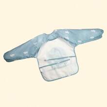 Koala Cartoon Waterproof Long Sleeve Bib, Soft Feeding Bib, Washable, Christmas, Halloween, Thanksgiving, New Year, Valentine's Day, Easter Gift