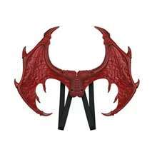 1 件万圣节 PU 泡沫龙翼狂欢节化妆舞会服装男女通用恶魔角色扮演龙翼服装，万圣节角色扮演魔鬼翅膀 - 彩色 - 查看 3